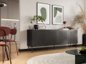 Komoda SIENA 200x40x75 czarny mat Cama MEBLE