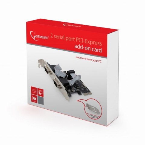 Kontroler GEMBIRD SPC-22 (COM (RS-232), PCI-E) GEMBIRD Kontroler GEMBIRD SPC-22 (COM (RS-232), PCI-E) GEMBIRD
