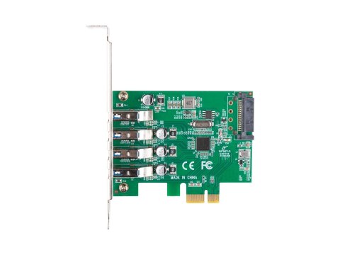 LANBERG KARTA PCI-E X1 -> 4X USB-A 3.1 GEN1 ŚLEDŹ LOW PROFILE PCE-US3-004 Lanberg LANBERG KARTA PCI-E X1 -> 4X USB-A 3.1 GEN1 ŚLEDŹ LOW PROFILE PCE-US3-004 Lanberg