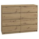 M8 MALWA KOMODA 120CM 8 SZUFLAD ARTISAN TOP E SHOP