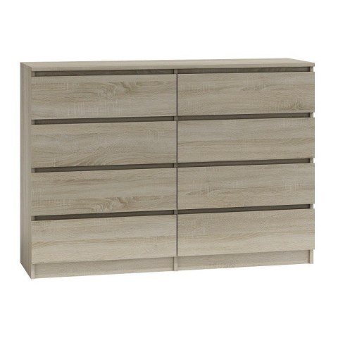 M8 MALWA KOMODA 140CM 8 SZUFLAD SONOMA TOP E SHOP