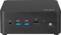 MSI Cubi NUC 1M-002EU i5-120U 8GB SSD512GB Intel UHD Graphics AX211 WiFi 6E Windows 11 Pro Black MSI