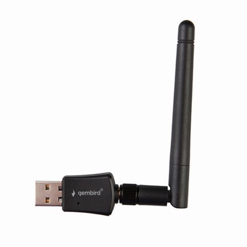 GEMBIRD BEZPRZEWODOWA KARTA SIECIOWA WIFI USB 300MBPS, ODCZEPIANA ANTENA GEMBIRD GEMBIRD BEZPRZEWODOWA KARTA SIECIOWA WIFI USB 300MBPS, ODCZEPIANA ANTENA GEMBIRD
