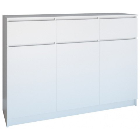KOMODA 3 DRZWI 3 SZUFLADY BIAŁY MAT TOP E SHOP KOMODA 3 DRZWI 3 SZUFLADY BIAŁY MAT TOP E SHOP