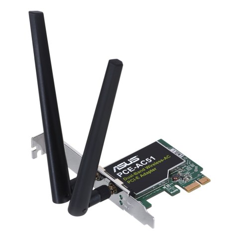 Karta sieciowa ASUS PCE-AC51 (PCI-E) ASUS Karta sieciowa ASUS PCE-AC51 (PCI-E) ASUS