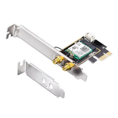Karta sieciowa CUDY WE3000 AX5400 Wi-Fi 6 + BT 5.2 Intel AX210 PCIe CUDY Karta sieciowa CUDY WE3000 AX5400 Wi-Fi 6 + BT 5.2 Intel AX210 PCIe CUDY
