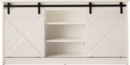 Komoda 160x80x35 GRANERO biały/biały połysk Cama MEBLE