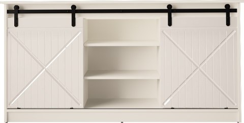 Komoda 160x80x35 GRANERO biały/biały połysk Cama MEBLE Komoda 160x80x35 GRANERO biały/biały połysk Cama MEBLE