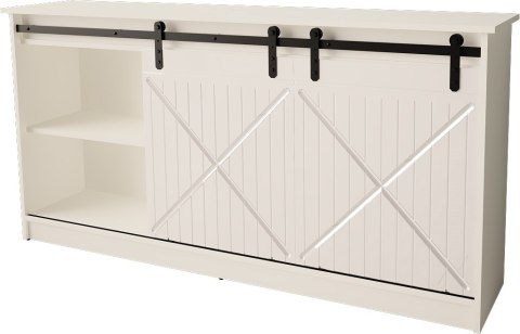 Komoda 160x80x35 GRANERO biały/biały połysk Cama MEBLE Komoda 160x80x35 GRANERO biały/biały połysk Cama MEBLE