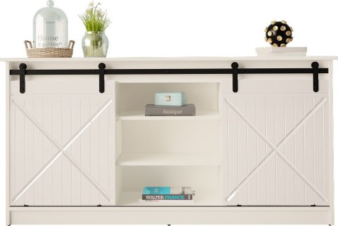Komoda 160x80x35 GRANERO biały/biały połysk Cama MEBLE Komoda 160x80x35 GRANERO biały/biały połysk Cama MEBLE