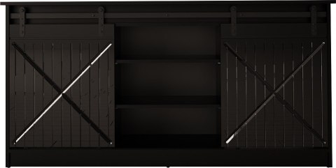 Komoda 160x80x35 GRANERO czarny/czarny poł Cama MEBLE Komoda 160x80x35 GRANERO czarny/czarny poł Cama MEBLE