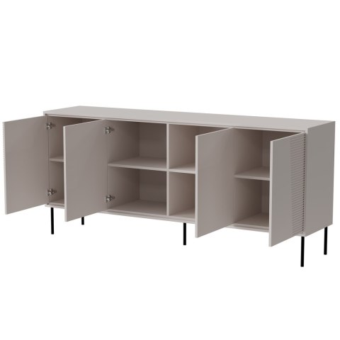 Komoda 4D ABI 200x45x88 kaszmir mat Cama MEBLE Komoda 4D ABI 200x45x88 kaszmir mat Cama MEBLE