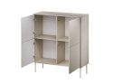 Komoda 4D TRESSE 100x40x110 kaszmir mat Cama MEBLE