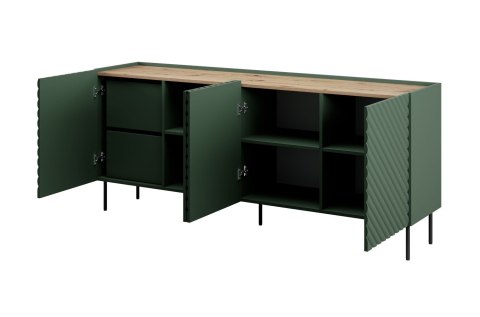 Komoda 4D2SZ ONDA 200x45xH85 zieleń Cama MEBLE Komoda 4D2SZ ONDA 200x45xH85 zieleń Cama MEBLE