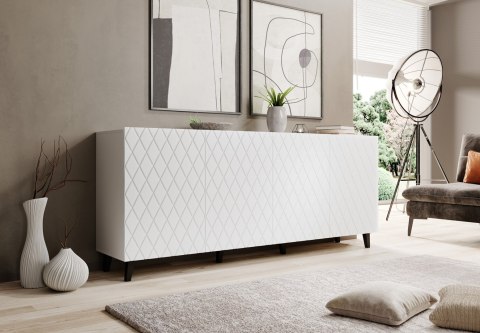 Komoda ASTI 200x42x82 biały mat Cama MEBLE Komoda ASTI 200x42x82 biały mat Cama MEBLE