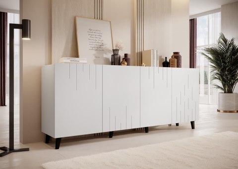 Komoda BARI 200x42x82 biały mat Cama MEBLE Komoda BARI 200x42x82 biały mat Cama MEBLE