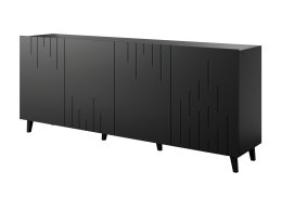 Komoda BARI 200x42x82 czarny mat Cama MEBLE
