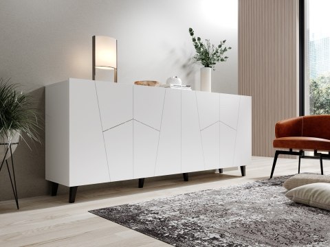 Komoda ETNA 200x42x82 biały mat Cama MEBLE Komoda ETNA 200x42x82 biały mat Cama MEBLE