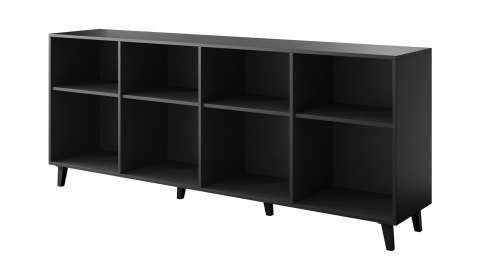 Komoda ETNA 200x42x82 czarny mat + dąb craft Cama MEBLE Komoda ETNA 200x42x82 czarny mat + dąb craft Cama MEBLE