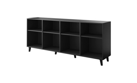 Komoda FARO 200x42x82 czarny mat + dąb craft Cama MEBLE Komoda FARO 200x42x82 czarny mat + dąb craft Cama MEBLE