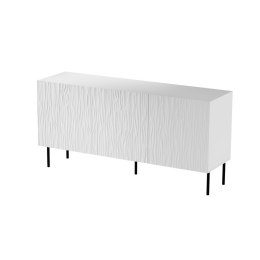 Komoda JUNGLE 152x40,5x74,5 biały mat + czarne nóżki Cama MEBLE