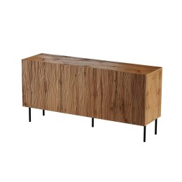Komoda JUNGLE 152x40,5x74,5 dąb wotan + czarne nóżki Cama MEBLE