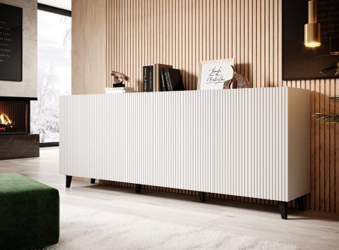 Komoda PAFOS 200x40x82 biały mat Cama MEBLE Komoda PAFOS 200x40x82 biały mat Cama MEBLE