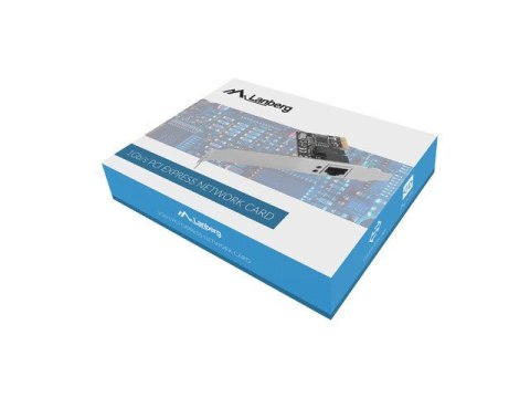 LANBERG KARTA SIECIOWA PCI-E 1X RJ45 1GB RTL8111C ŚLEDŹ LOW PROFILE PCE-1GB-201 Lanberg LANBERG KARTA SIECIOWA PCI-E 1X RJ45 1GB RTL8111C ŚLEDŹ LOW PROFILE PCE-1GB-201 Lanberg
