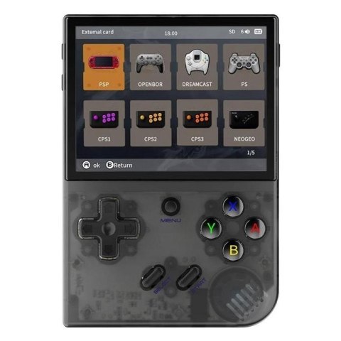 Przenośna konsola retro ANBERNIC RG 35xx (2024) BLACK TRANSPARENT ANBERNIC Przenośna konsola retro ANBERNIC RG 35xx (2024) BLACK TRANSPARENT ANBERNIC