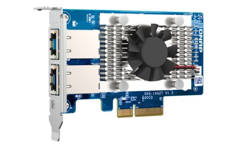 Qnap QXG-10G2T, 2x 10GbE, PCIe Gen3 x4, Low-profile QNAP Qnap QXG-10G2T, 2x 10GbE, PCIe Gen3 x4, Low-profile QNAP