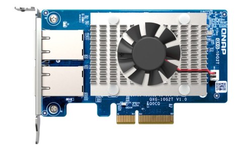 Qnap QXG-10G2T, 2x 10GbE, PCIe Gen3 x4, Low-profile QNAP Qnap QXG-10G2T, 2x 10GbE, PCIe Gen3 x4, Low-profile QNAP