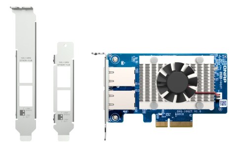 Qnap QXG-10G2T, 2x 10GbE, PCIe Gen3 x4, Low-profile QNAP Qnap QXG-10G2T, 2x 10GbE, PCIe Gen3 x4, Low-profile QNAP