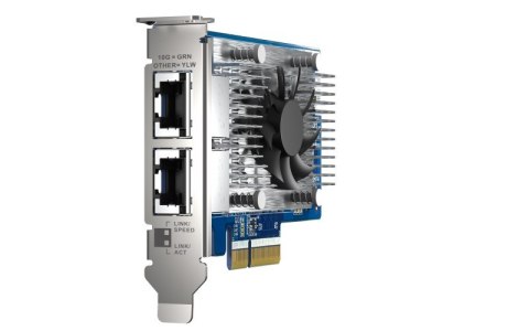 Qnap QXG-10G2T-X710, 2x 10GbE RJ-45, Intel X710, PCIe Gen3 x4 QNAP Qnap QXG-10G2T-X710, 2x 10GbE RJ-45, Intel X710, PCIe Gen3 x4 QNAP