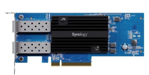 Synology E25G30-F2  2x25GbE SFP28, PCIe 3.0 x8, Low Profile and Full Height Synology
