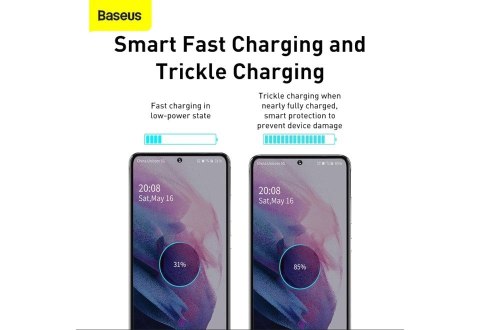 BASEUS ŁADOWARKA SIECIOWA Z KABLEM USB-C DO USB-C TZCCSUP-L01 SUPER SI 1C 25W CZARNA Baseus BASEUS ŁADOWARKA SIECIOWA Z KABLEM USB-C DO USB-C TZCCSUP-L01 SUPER SI 1C 25W CZARNA Baseus