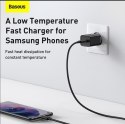 BASEUS ŁADOWARKA SIECIOWA Z KABLEM USB-C DO USB-C TZCCSUP-L01 SUPER SI 1C 25W CZARNA Baseus