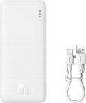 BASEUS POWERBANK AIRPOW 10000MAH 20W (BIAŁY) Baseus