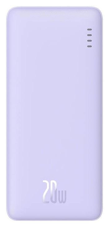 BASEUS POWERBANK AIRPOW 10000MAH 20W (FIOLETOWY) Baseus BASEUS POWERBANK AIRPOW 10000MAH 20W (FIOLETOWY) Baseus