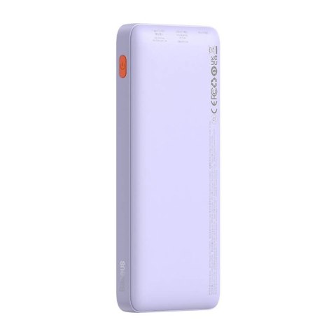 BASEUS POWERBANK AIRPOW 10000MAH 20W (FIOLETOWY) Baseus BASEUS POWERBANK AIRPOW 10000MAH 20W (FIOLETOWY) Baseus