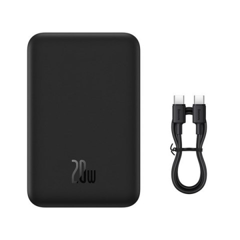 BASEUS POWERBANK MAGNETIC MINI 20000MAH (CZARNY) Baseus BASEUS POWERBANK MAGNETIC MINI 20000MAH (CZARNY) Baseus