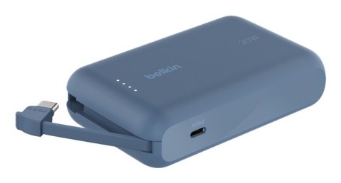 BELKIN POWERBANK 10 000 MAH, 20W, KABEL USB-C, BLUE Belkin BELKIN POWERBANK 10 000 MAH, 20W, KABEL USB-C, BLUE Belkin