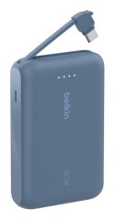 BELKIN POWERBANK 10 000 MAH, 20W, KABEL USB-C, BLUE Belkin