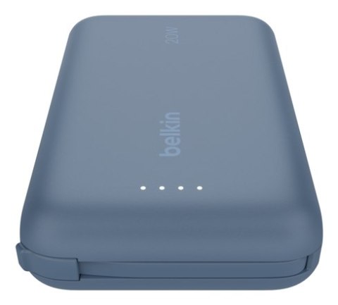 BELKIN POWERBANK 10 000 MAH, 20W, KABEL USB-C, BLUE Belkin BELKIN POWERBANK 10 000 MAH, 20W, KABEL USB-C, BLUE Belkin