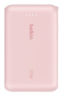 BELKIN POWERBANK 10 000 MAH, 20W, KABEL USB-C,PINK Belkin