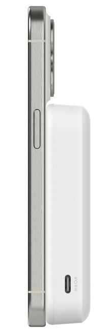 BELKIN POWERBANK MAGSAFE 10000 MAH, 15W, QI2, WHT Belkin BELKIN POWERBANK MAGSAFE 10000 MAH, 15W, QI2, WHT Belkin