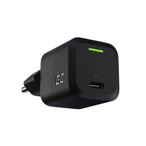 GREEN CELL ŁADOWARKA USB-C GAN GC POWERGAN 33W PD 3.0 QC 3.0 USB-C CZARNA Green Cell GREEN CELL ŁADOWARKA USB-C GAN GC POWERGAN 33W PD 3.0 QC 3.0 USB-C CZARNA Green Cell
