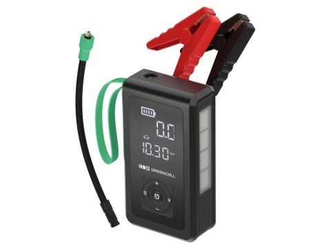 GREEN CELL POWERBANK/BOOSTER/CAR JUMP STARTER/POMPKA POWERBOOST AIR 8000MAH 1000A - Z KOMPRESOREM Green Cell GREEN CELL POWERBANK/BOOSTER/CAR JUMP STARTER/POMPKA POWERBOOST AIR 8000MAH 1000A - Z KOMPRESOREM Green Cell