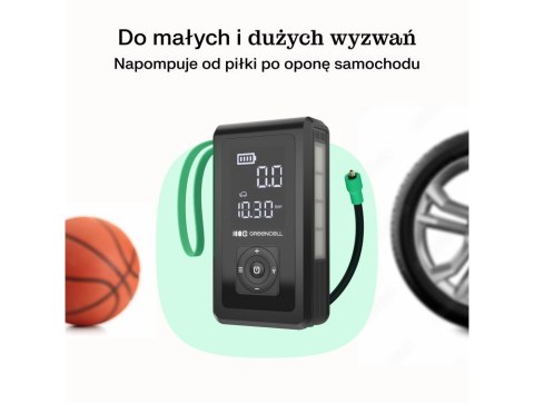 GREEN CELL POWERBANK/BOOSTER/CAR JUMP STARTER/POMPKA POWERBOOST AIR 8000MAH 1000A - Z KOMPRESOREM Green Cell GREEN CELL POWERBANK/BOOSTER/CAR JUMP STARTER/POMPKA POWERBOOST AIR 8000MAH 1000A - Z KOMPRESOREM Green Cell