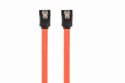 Kabel GEMBIRD CC-SATAM-DATA (SATA - SATA ; 0,50m; kolor czerwony)