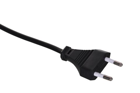 Kabel SAVIO CL-100 (2-Pin F - Euro M; 1,8m; kolor czarny) SAVIO Kabel SAVIO CL-100 (2-Pin F - Euro M; 1,8m; kolor czarny) SAVIO